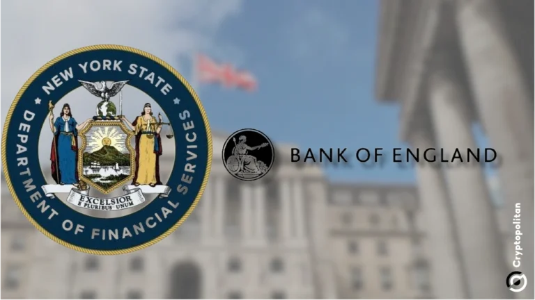 NYDFS e Banca d'Inghilterra si uniscono in un programma di scambio per la regolamentazione delle criptovalute