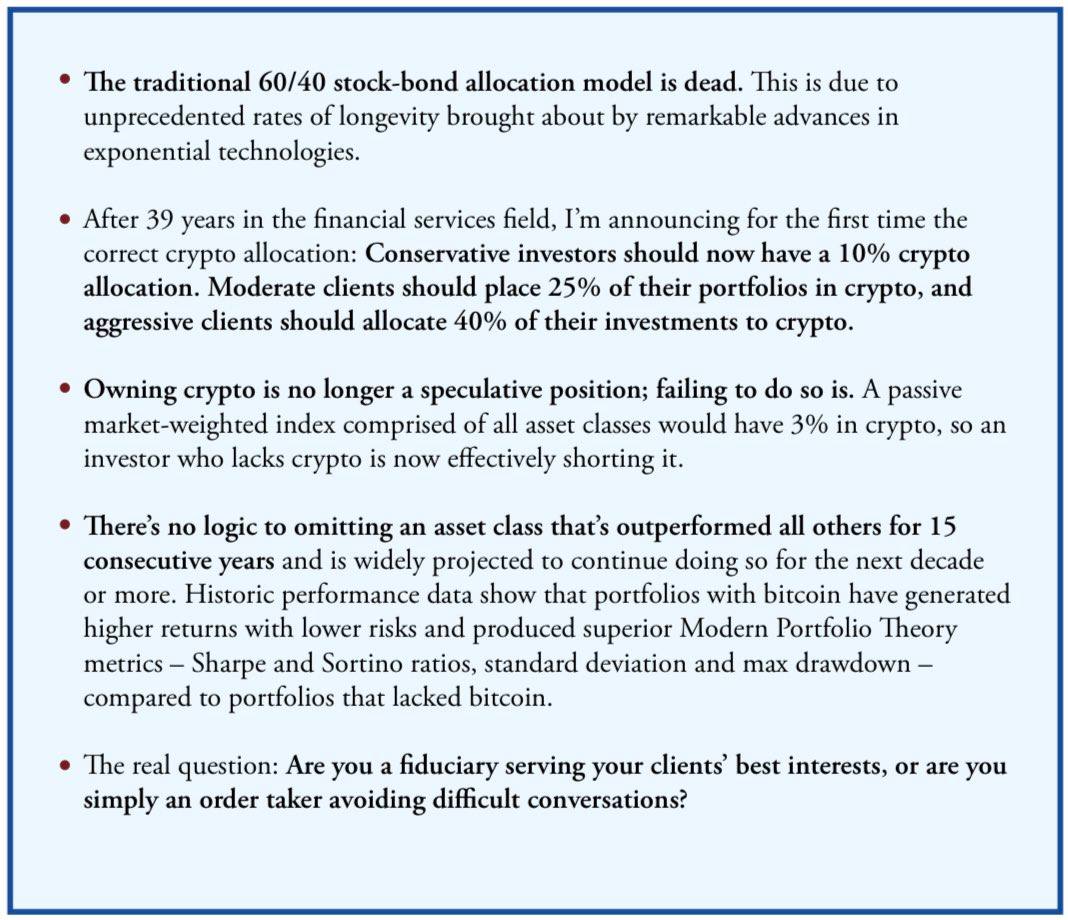 Financial advisor says Bitcoin could hit $500k if global assets shift just one percent