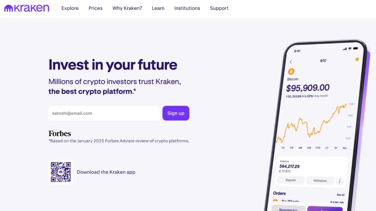 Kraken-Website