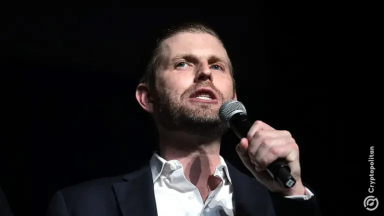 Eric Trump schildert detailliert, wie seine Familie von der Wall Street in den Kryptomarkt gedrängt wurde.