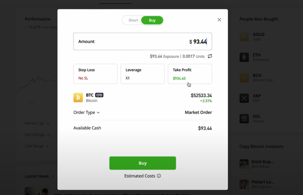 Best UK crypto exchanges : eToro
