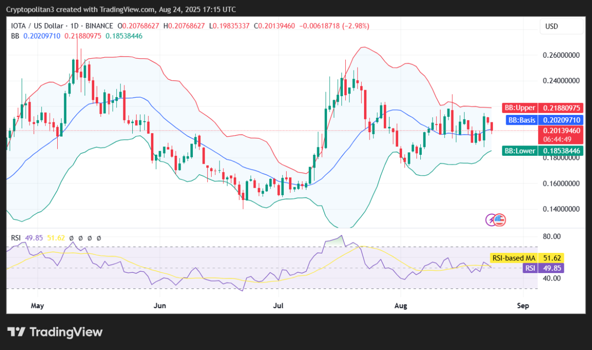 IOTA/USD 1-day price chart