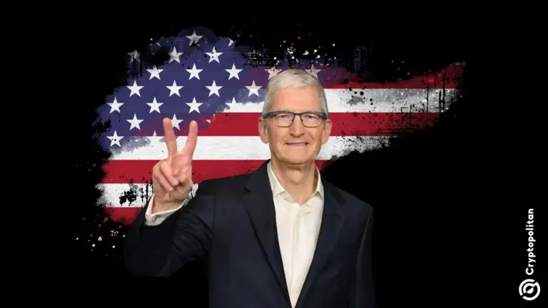 Tim Cook sagt, die Apple-Investoren fänden es toll, dass er 600 Milliarden Dollar in Amerika investiere.
