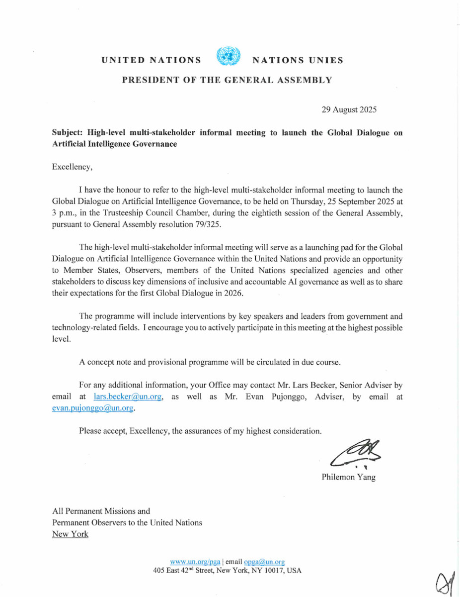 UN passes AI Modalities Resolution