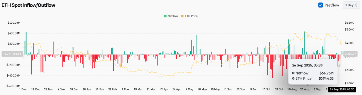 Ethereum co-founder moves $6M of ETH, Ether tanks 13%