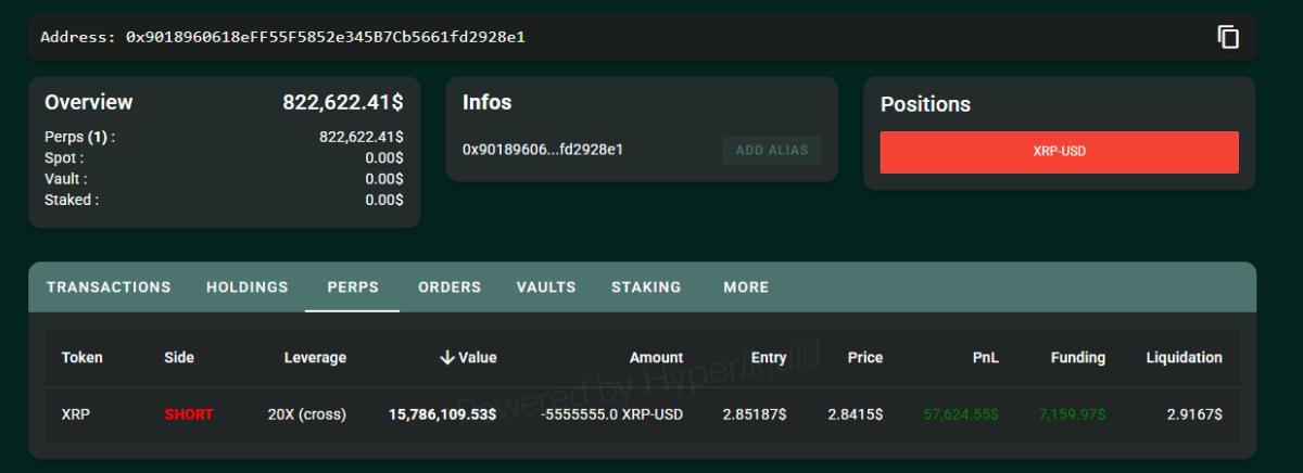 Apostador XRP liquidado, la pérdida total ahora supera los $3,6 millones
