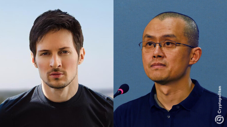 CZ가 암호화폐 허브인 카자흐스탄 방문 중 두로프와 우연히 마주쳤다