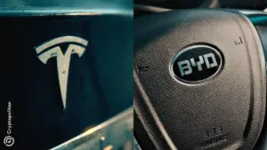 テスラとBYDが欧州でシェアを拡大する一方、米国製製品の数は減少する。