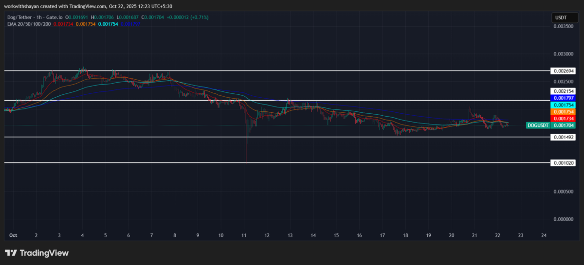 График пары DOG/USD. Источник: TradingView