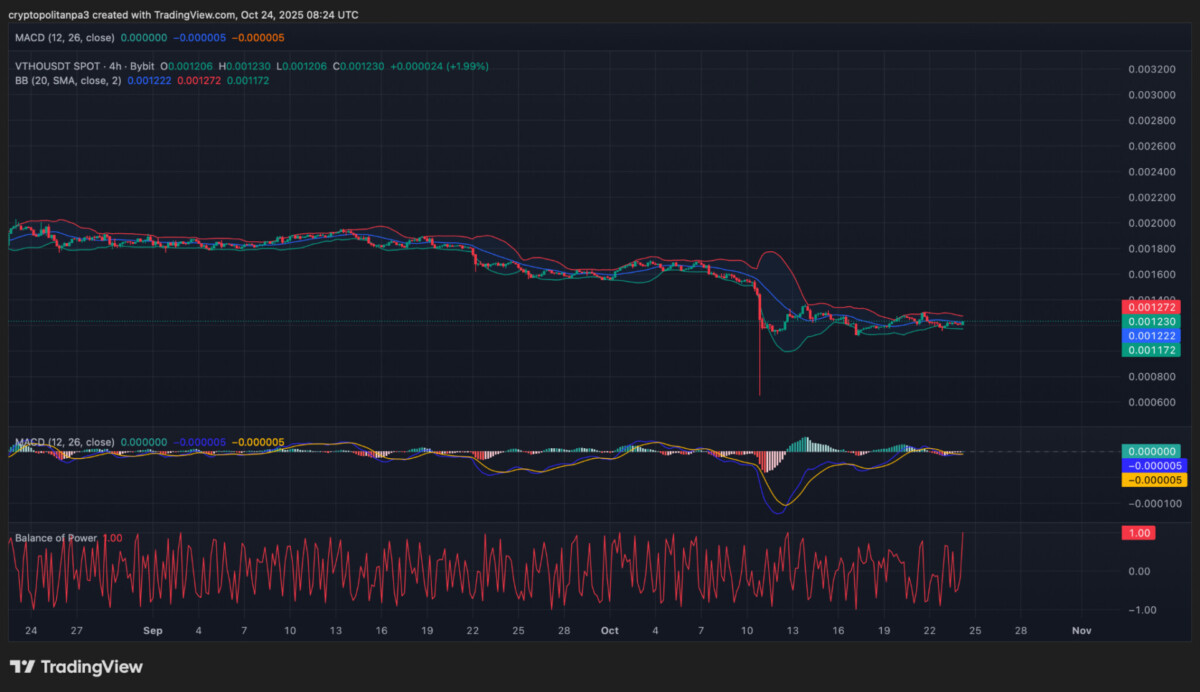 4-часовой график VTHO/USD
