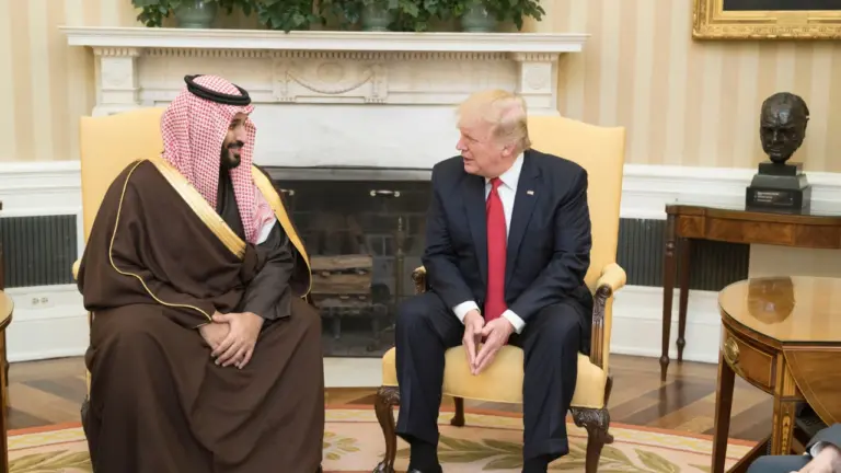 O presidente saudita Mohammed bin Salman viaja a Washington com questões de defesa, inteligência artificial e energia nuclear civil em pauta