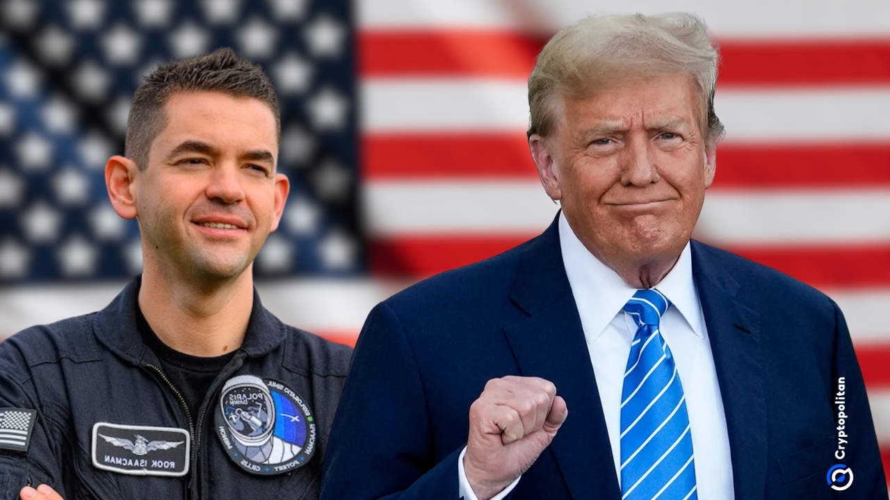 Дональд Трамп и Джаред Айзекман
