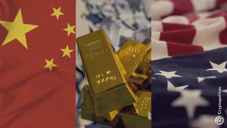 Las reservas de oro de China alcanzan un récord mientras la cartera del Tesoro estadounidense toca su mínimo en 18 años
