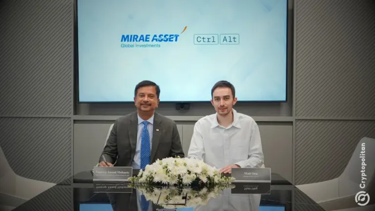 Mirae Asset Global Investments et Ctrl Alt vont explorer la tokenisation de fonds aux Émirats arabes unis.