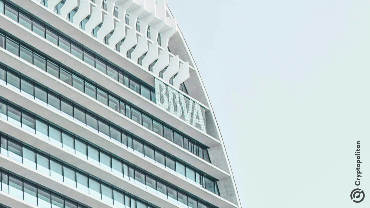 Leading Spanish bank BBVA to offer BTC and ETH trading through app.