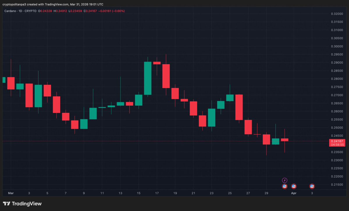 ADAUSD 1-day price chart by TradingView