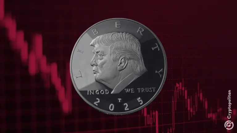 El token de TRUMP cae un 96% mientras que Bitcoin sube por las preocupaciones sobre Irán.