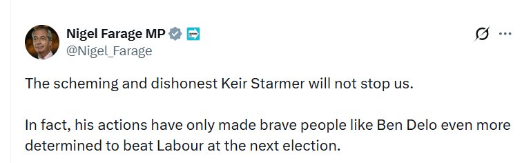 Bitcoin joins British politics as Reform UK leader Nigel Farage buys £2M BTC