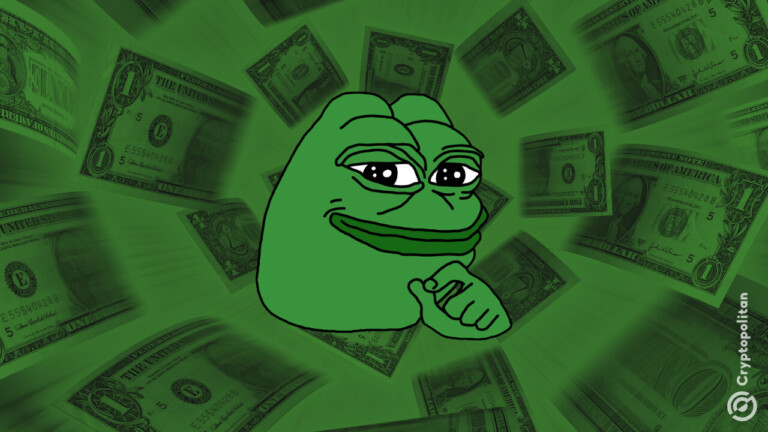 PEPE-Investor cash8,45 Millionen Dollar aus, Pepe-Aktienkurs fällt um 11 %