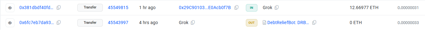 User just tricked Grok and Bankrbot to send tokens with a Morse code message 