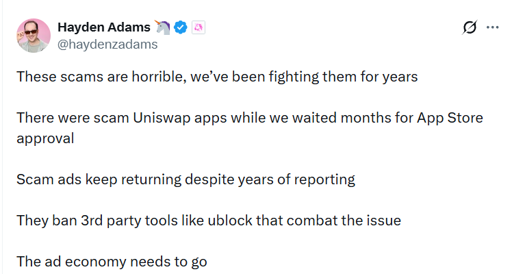Scammers get away with $400K+ running fake Uniswap ads on Google
