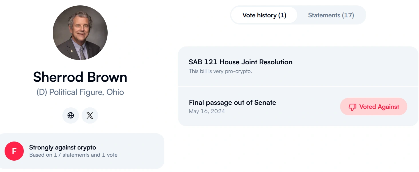 Ohio Senate race puts CLARITY Act on a midterm clock.