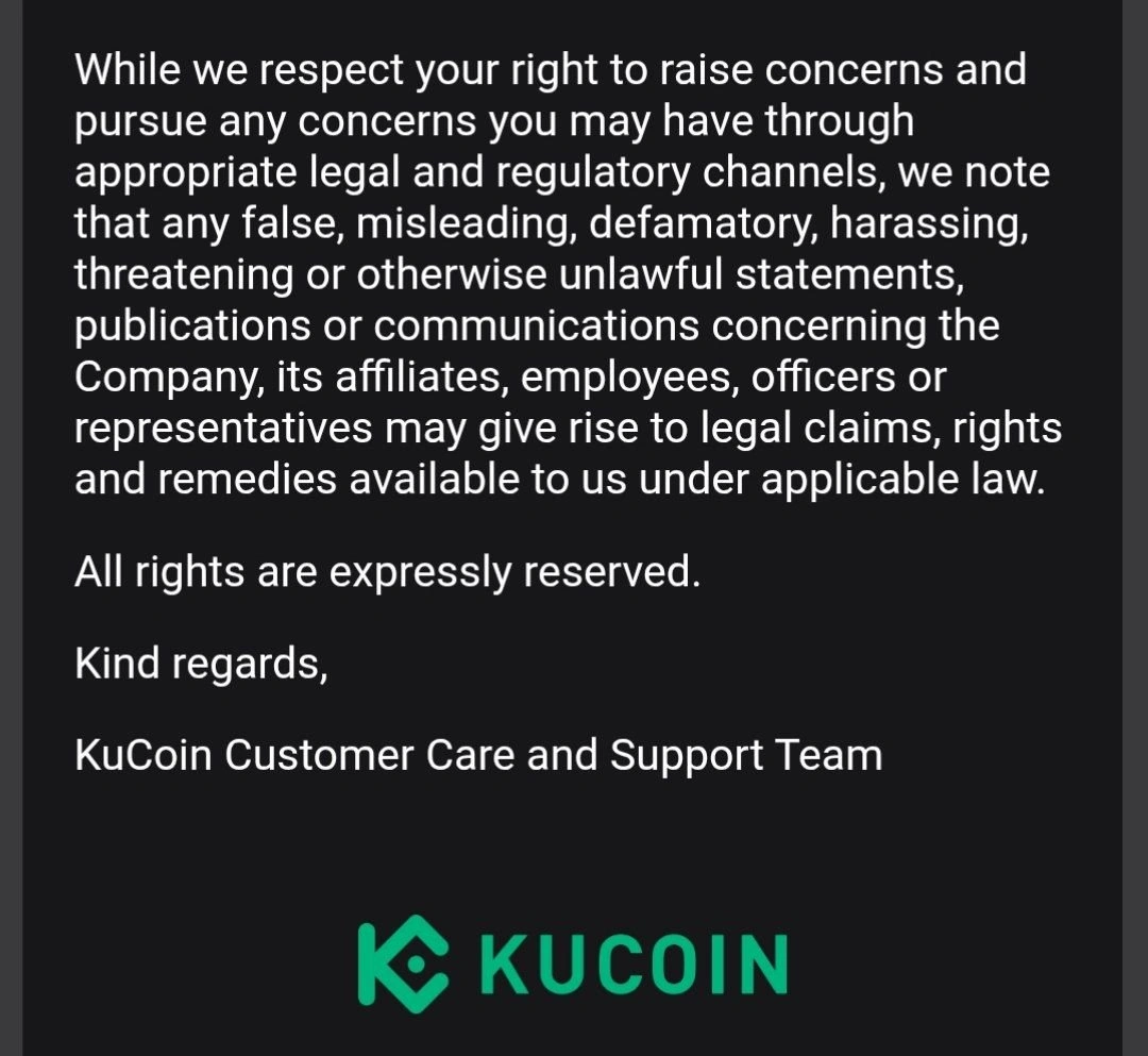 ZachXBT revives criticism of KuCoin over allegations of legal threat to $250K scam victim