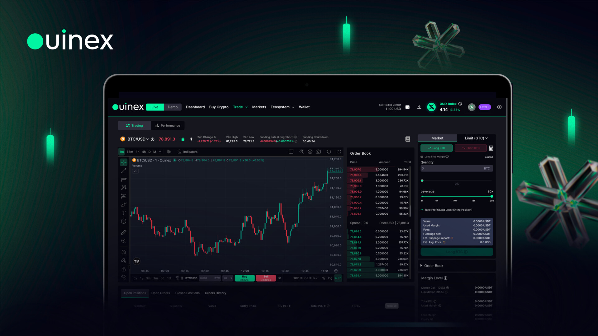 Ouinex eyes TradFi trading expansion with zero commission fee system