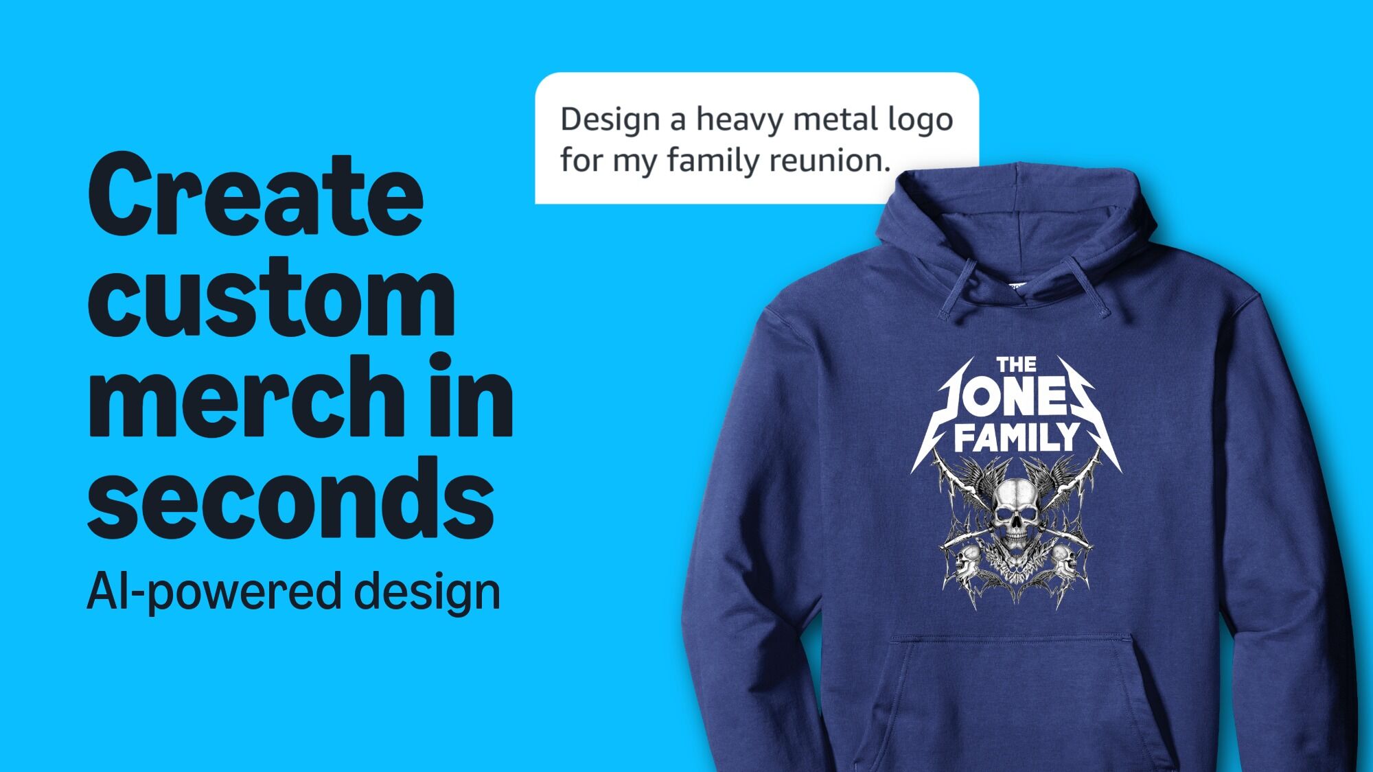 Amazon lanza una herramienta de merchandising con inteligencia artificial que imprime tus ideas más descabelladas en camisetas.