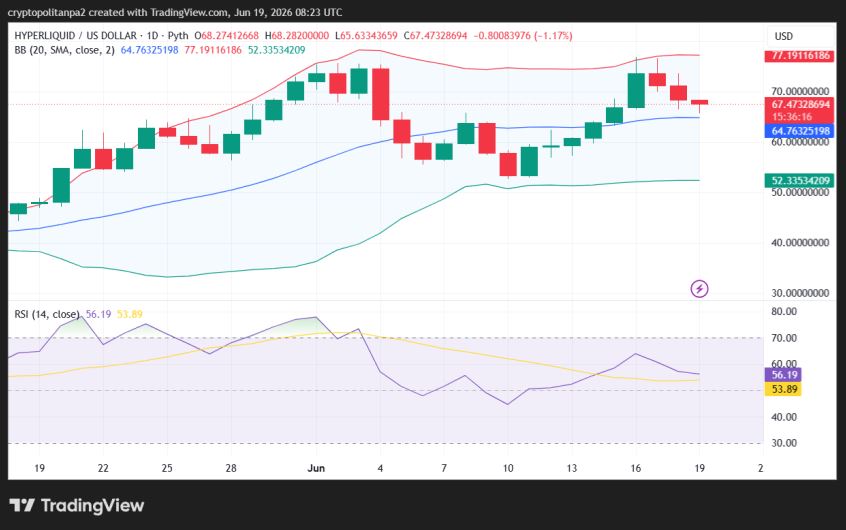 Hype/USD 1-day price chart.