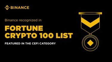 Binance secures top seeding as debut Fortune Crypto 100 list recognizes global leaders in digital asset sector