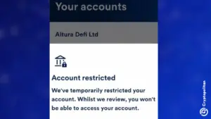 Компания Altura заявляет, что ограниченный доступ к банковскому счету задерживает окончательный вывод средств из хранилища