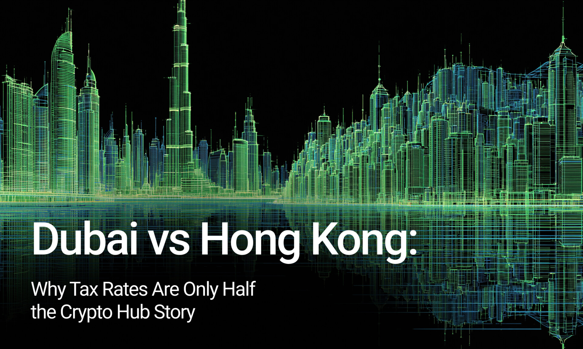 Dubai vs Hong Kong: Why Tax Rates Are Only Half the Crypto Hub Story