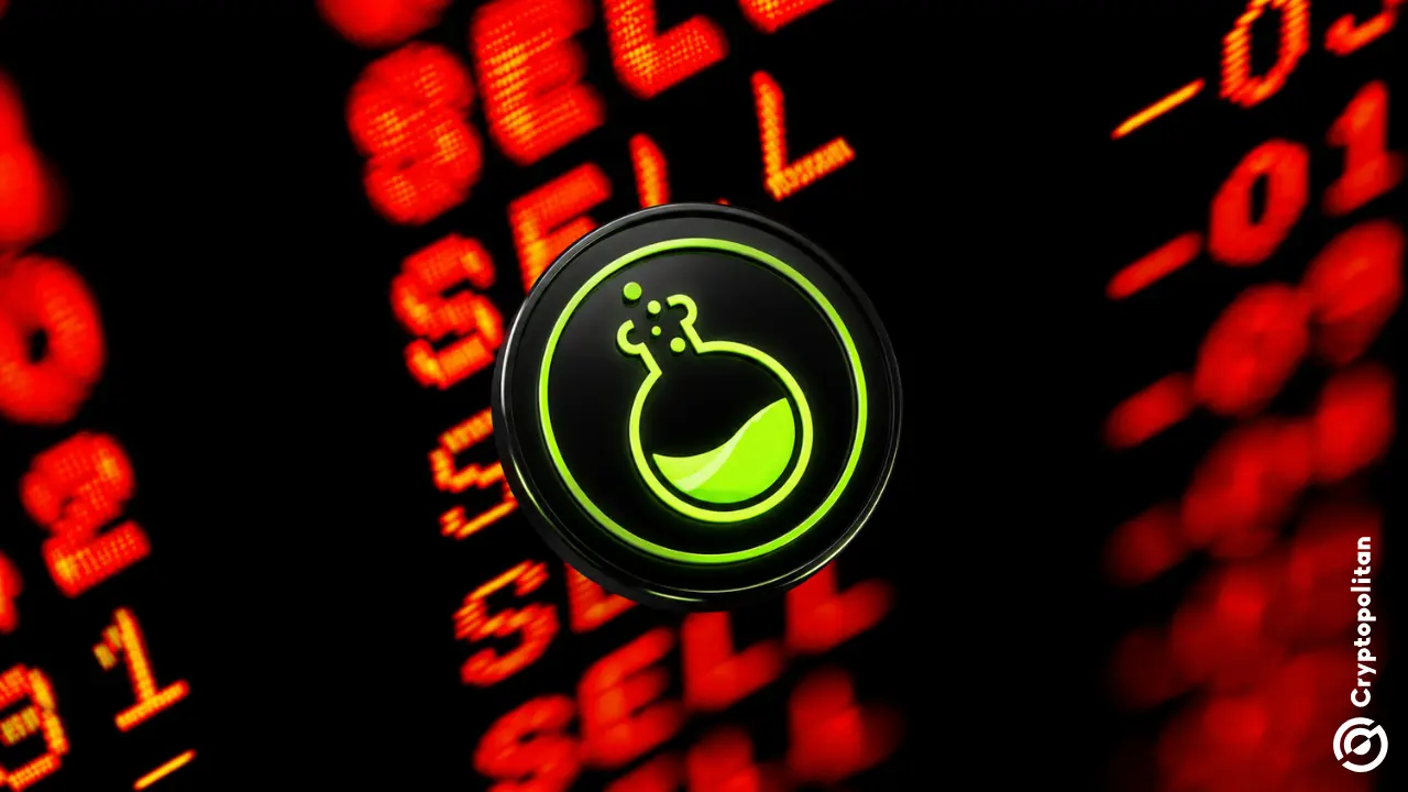 LAB crolla del 56% dopo che un insider ha venduto token per un valore di 18,3 milioni di dollari