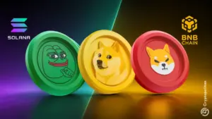 Meme coin trading lifts Solana addresses 38%, BNB Chain volume 45%