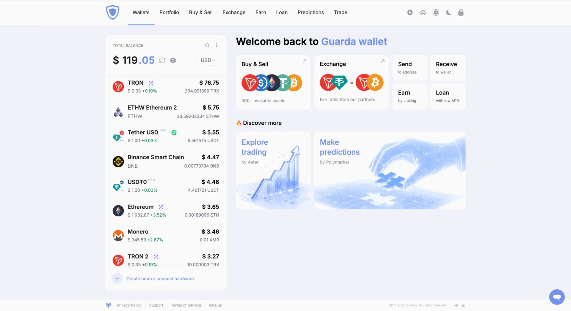 Guarda wallet