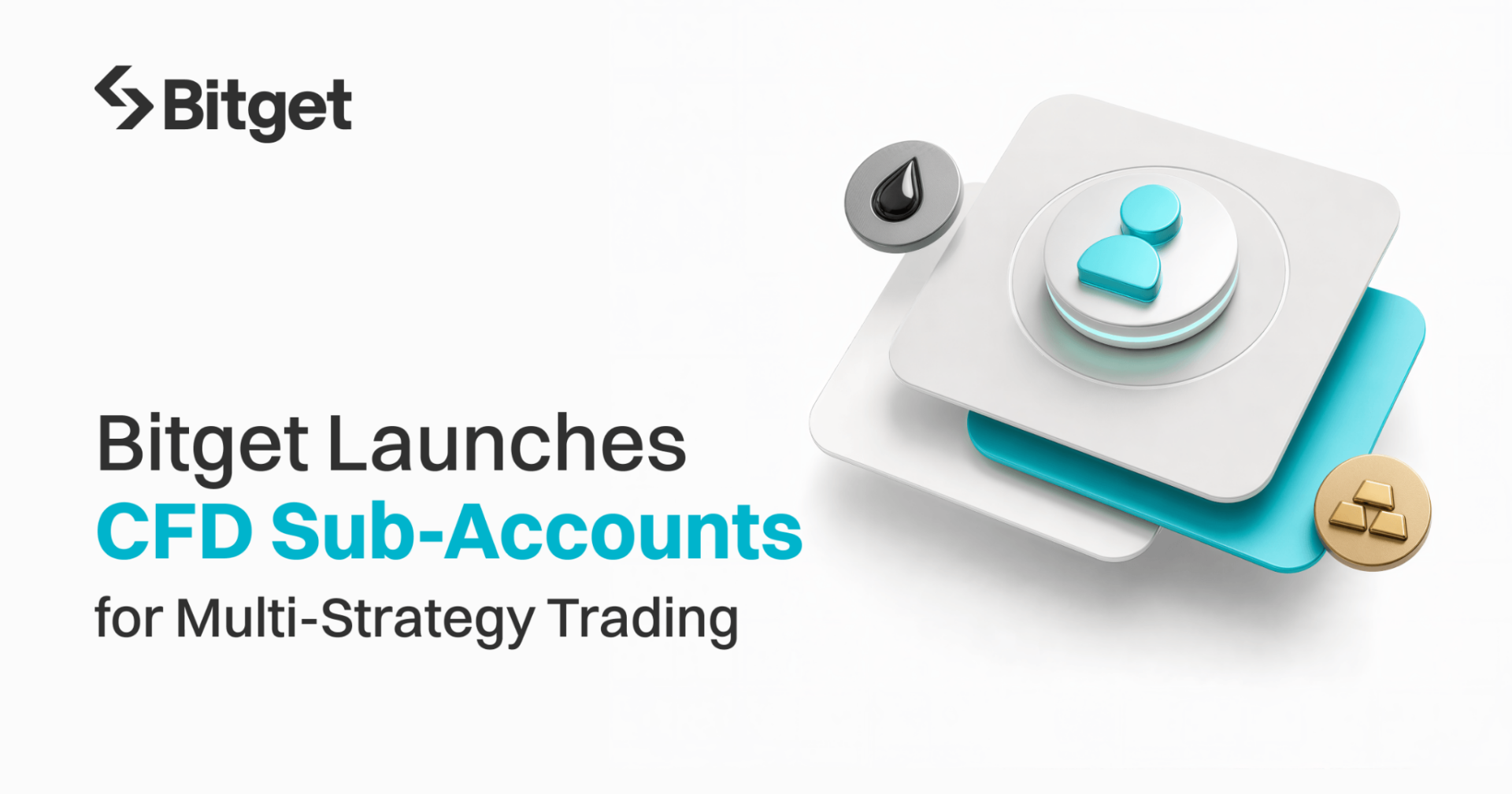 Bitget rolls out multi-strategy trading expansion on single accounts with CFD Sub-Accounts launch