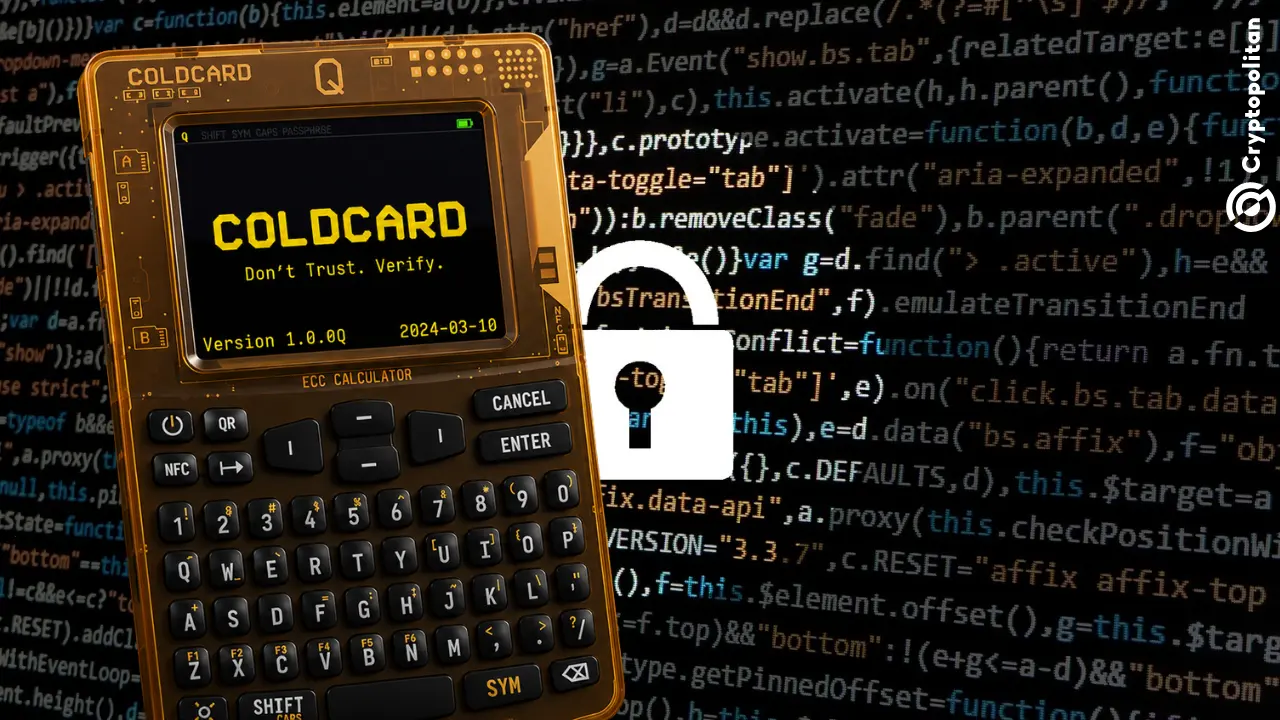 Coldcard社、データ保持ポリシーを刷新し、1億ドルの不正攻撃による「法的義務」に備える