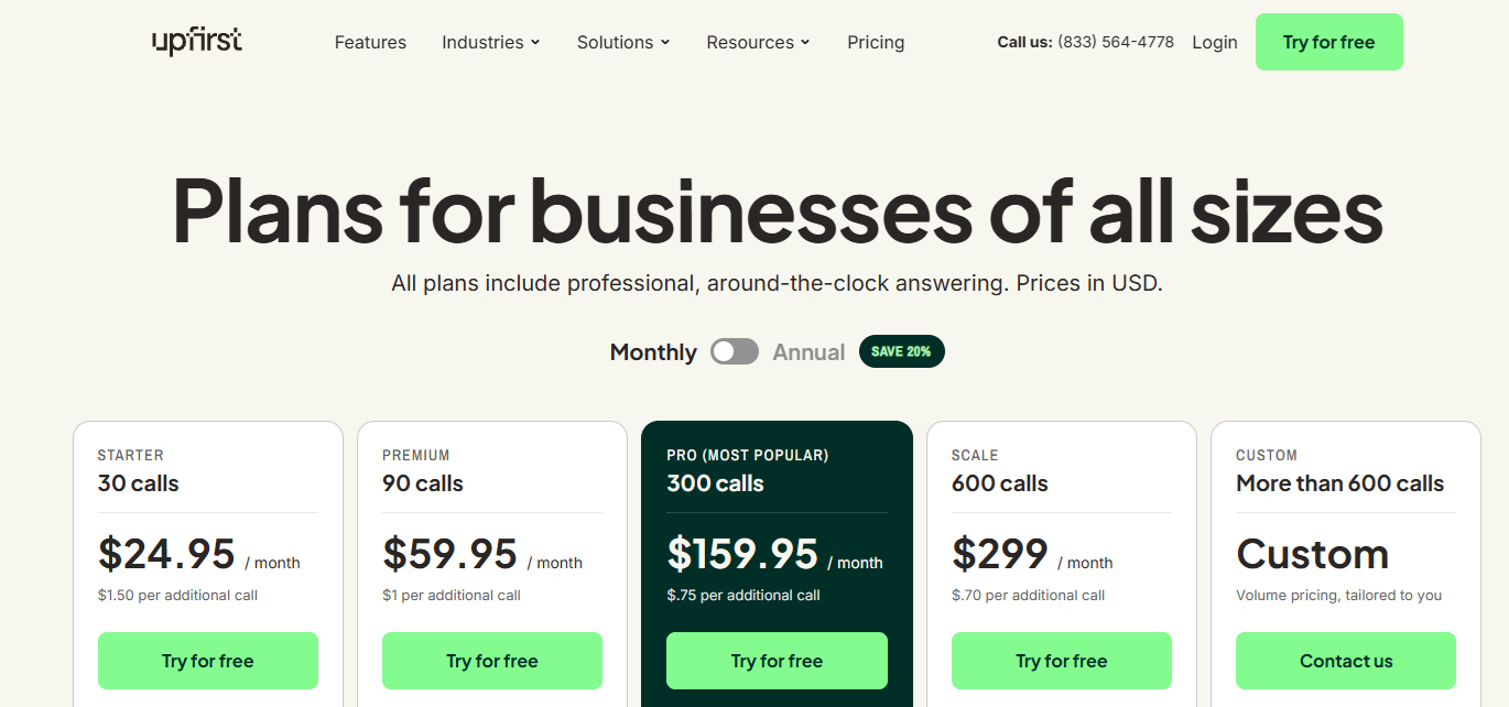 Best AI Receptionists & AI Answering Services for Small Businesses in 2026