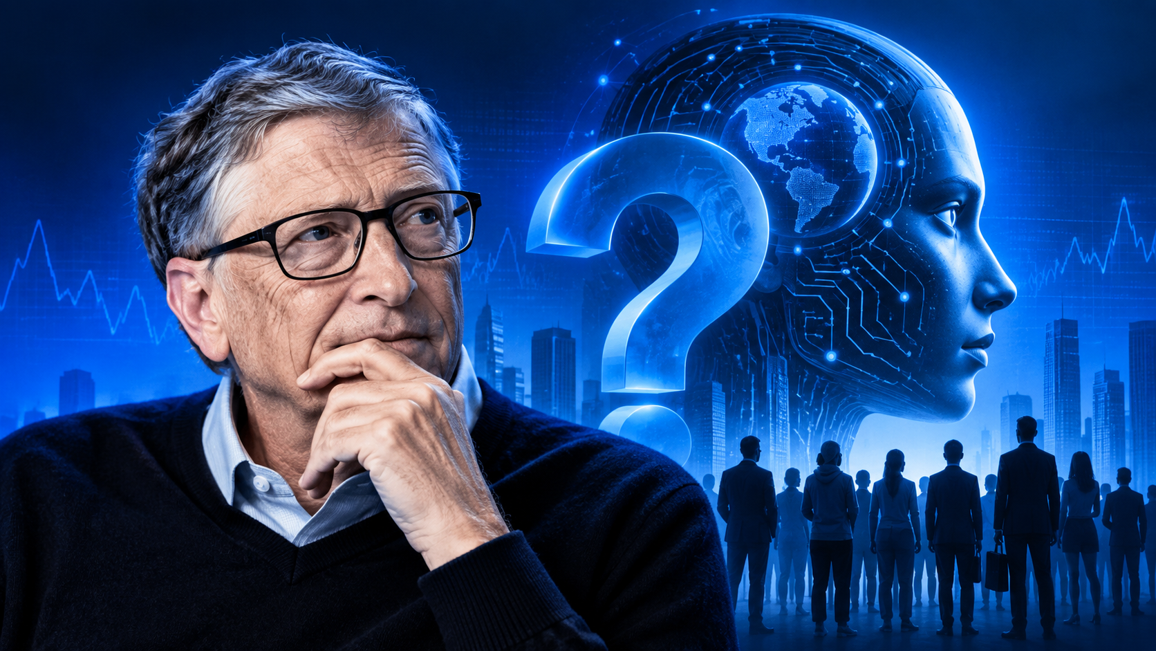 Cryptopolitan Report: Bill Gates Says Nobody Has A Plan For AI. 56% Of Our Readers Agree
