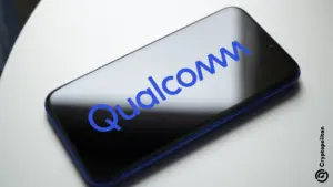 Why is Qualcomm the best-performing stock today?