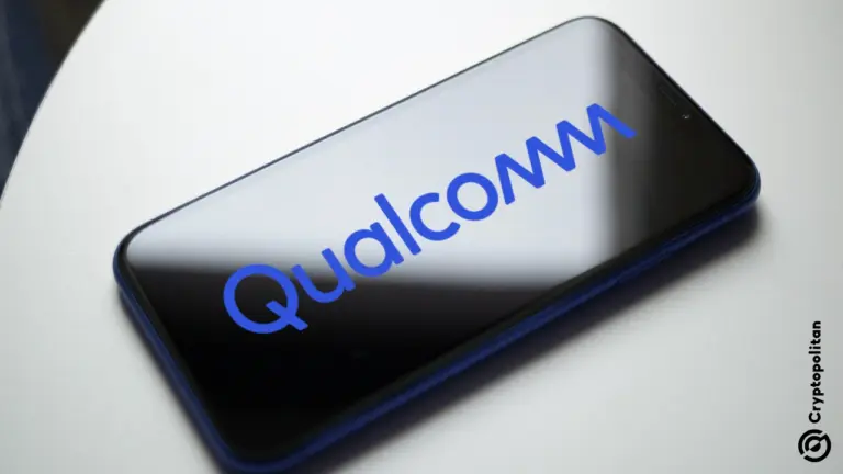 Why is Qualcomm the best-performing stock today?