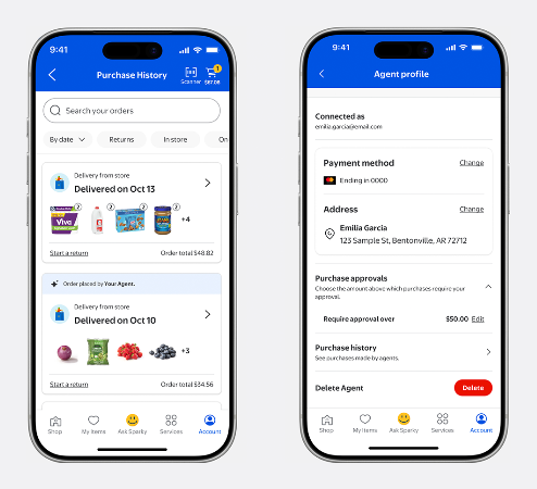 AI agents will get their own Walmart profiles with spending caps.