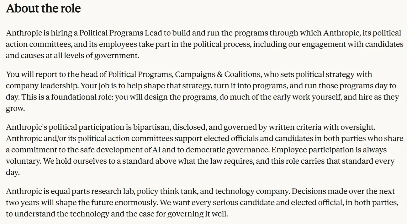 Anthropic plans for life after Trump with political team to court 2028 presidential hopefuls